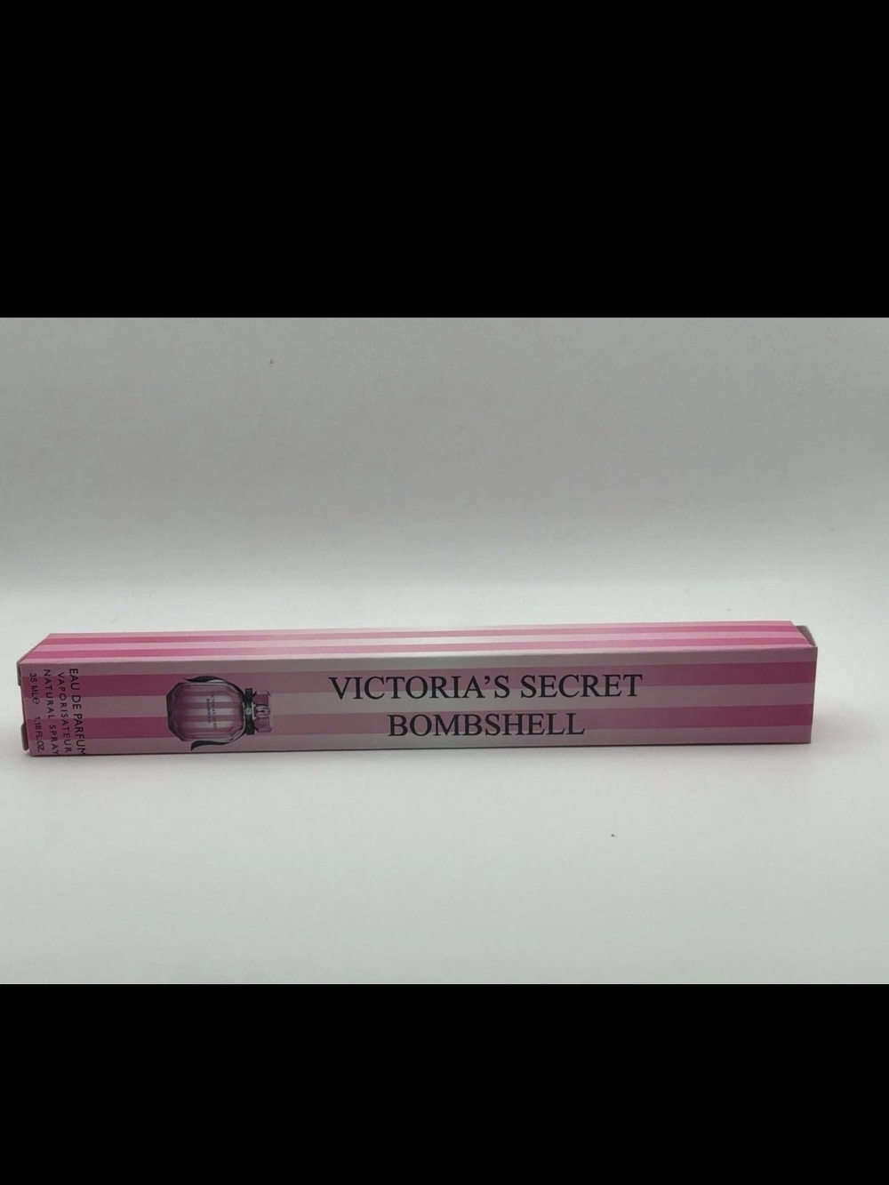 Victoria's Secret Bombshell Rollerball in Pink Striped Box
